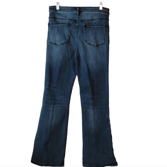 Pilcro Anthropologie High Rise Bootcut Jean Women 30 Button Hem Denim - Picture 8 of 14